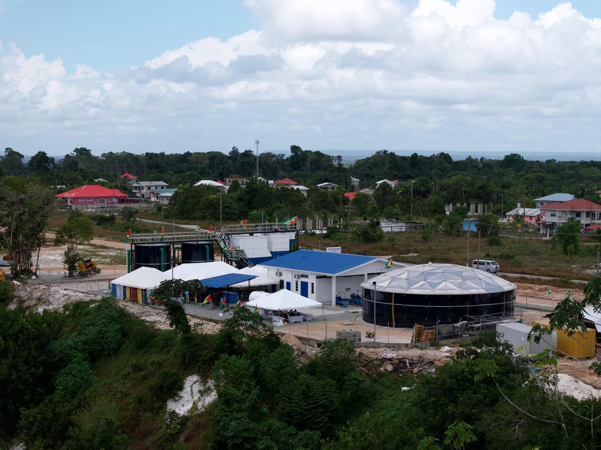 New $607M plant expands access to treated water in Bartica