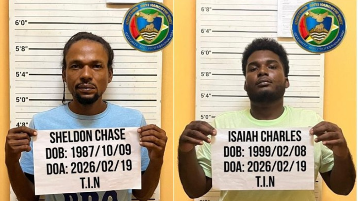 Two remanded for 2.6kg of Cannabis