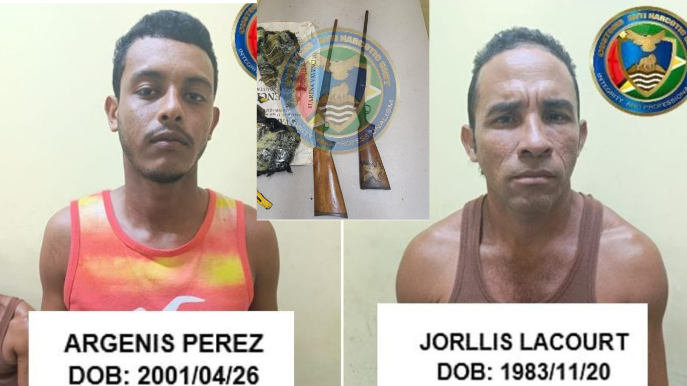 Venezuelans arrested with 16-gauge shotguns