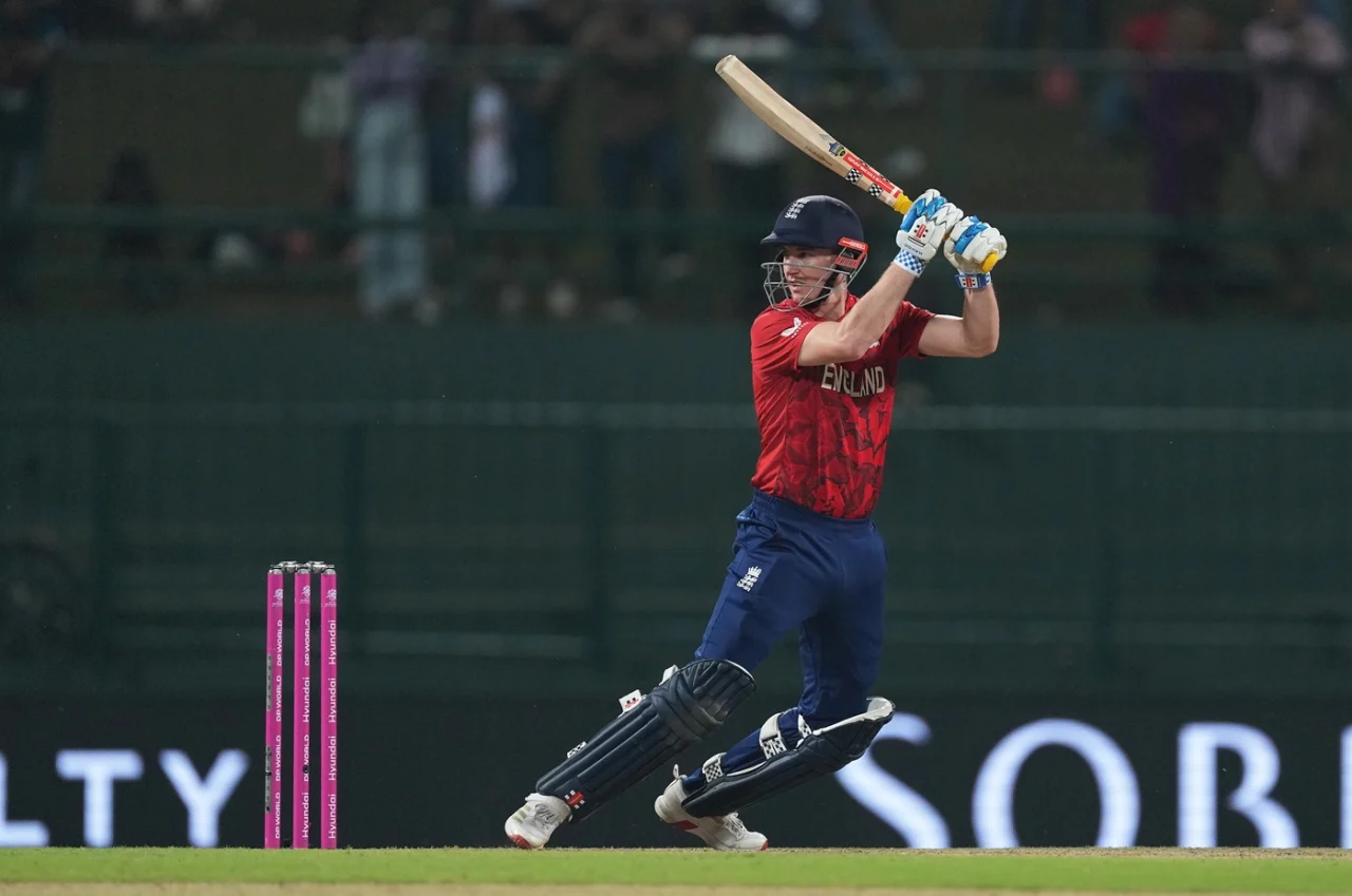 T20 World Cup: Classy Brook century puts nervy England into semi-finals