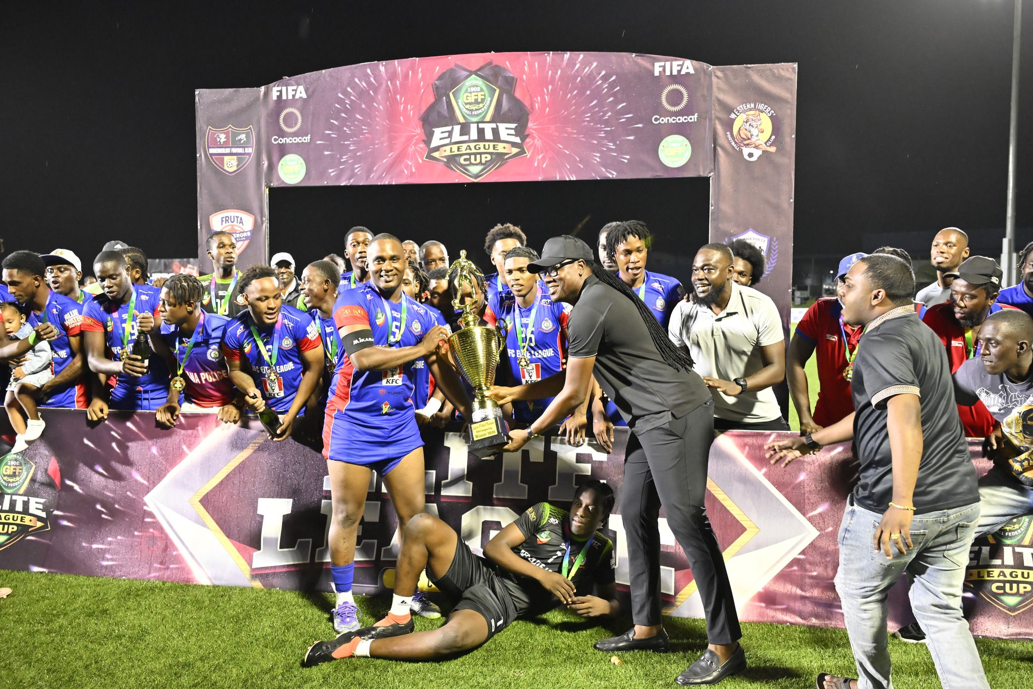 Police FC beat Slingerz 2-1 to win inaugural Elite League Cup