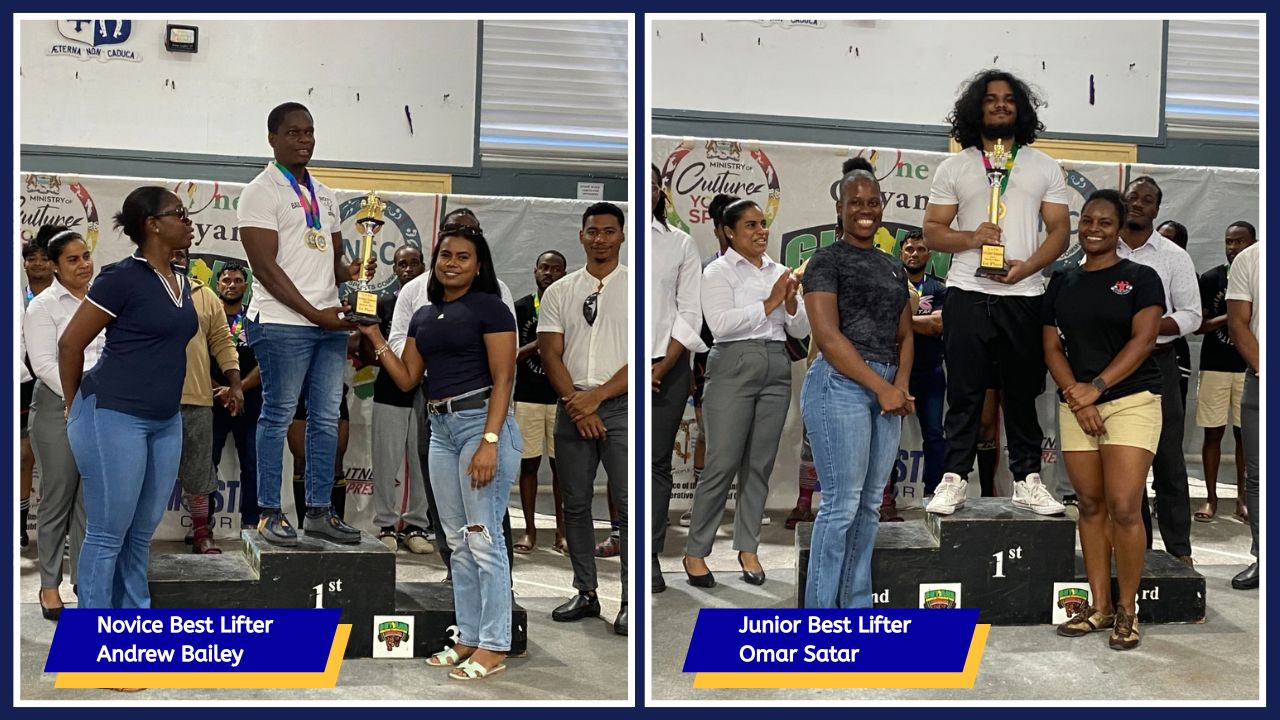 Andrew Bailey, Omar Satar cop Novice and Junior Best Lifter accolades