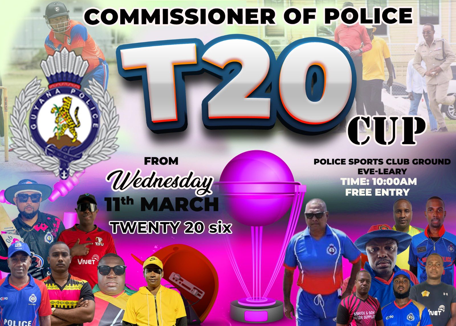 Commissioner of Police T20 Cup bowls off March 11 at Eve Leary