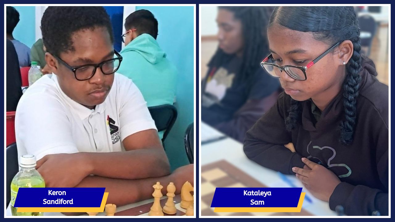 Sandiford and Sam victorious in Open Chess Championship qualifiers
