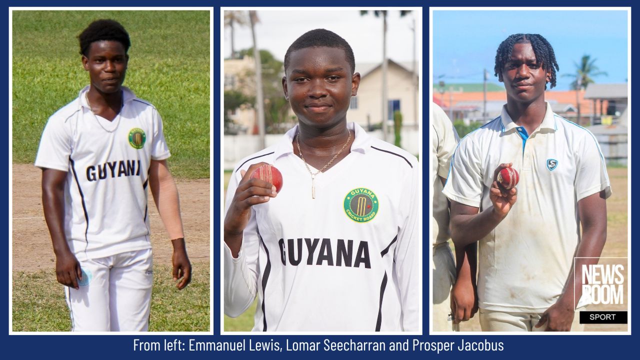 Lewis (97*), Jacobus (5-21) and Seecharran (6-20) star in Enline Security Logistics 50-over tournament