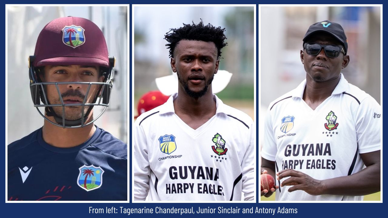 Chanderpaul, Sinclair and Adams highlight Harpy Eagles practice game