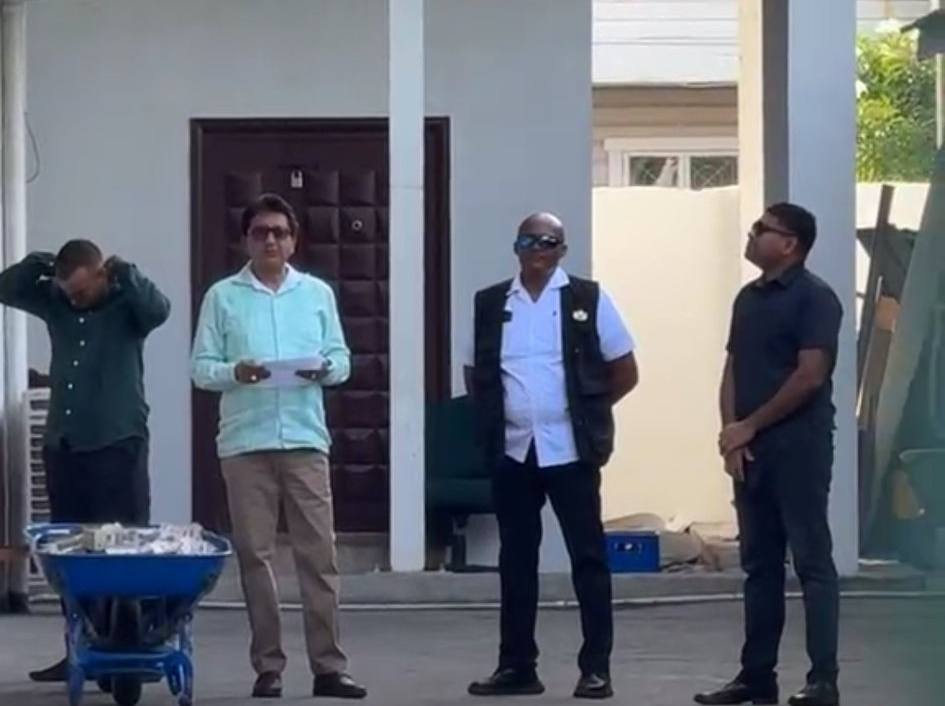 ‘Circus backfires’ – Nandlall blasts Mohamed over wheelbarrow cash stunt