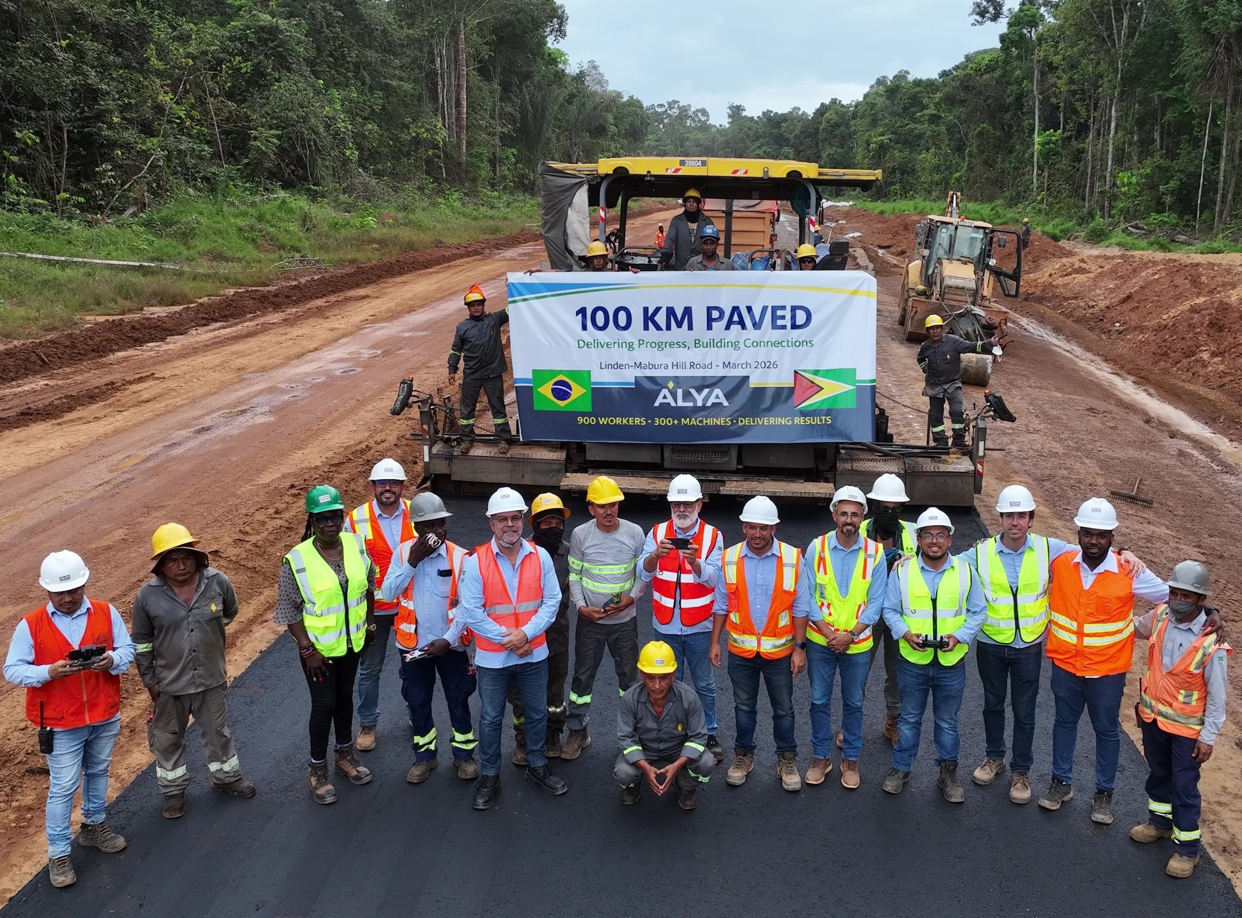 Linden to Mabura Hill Road project reaches key milestone