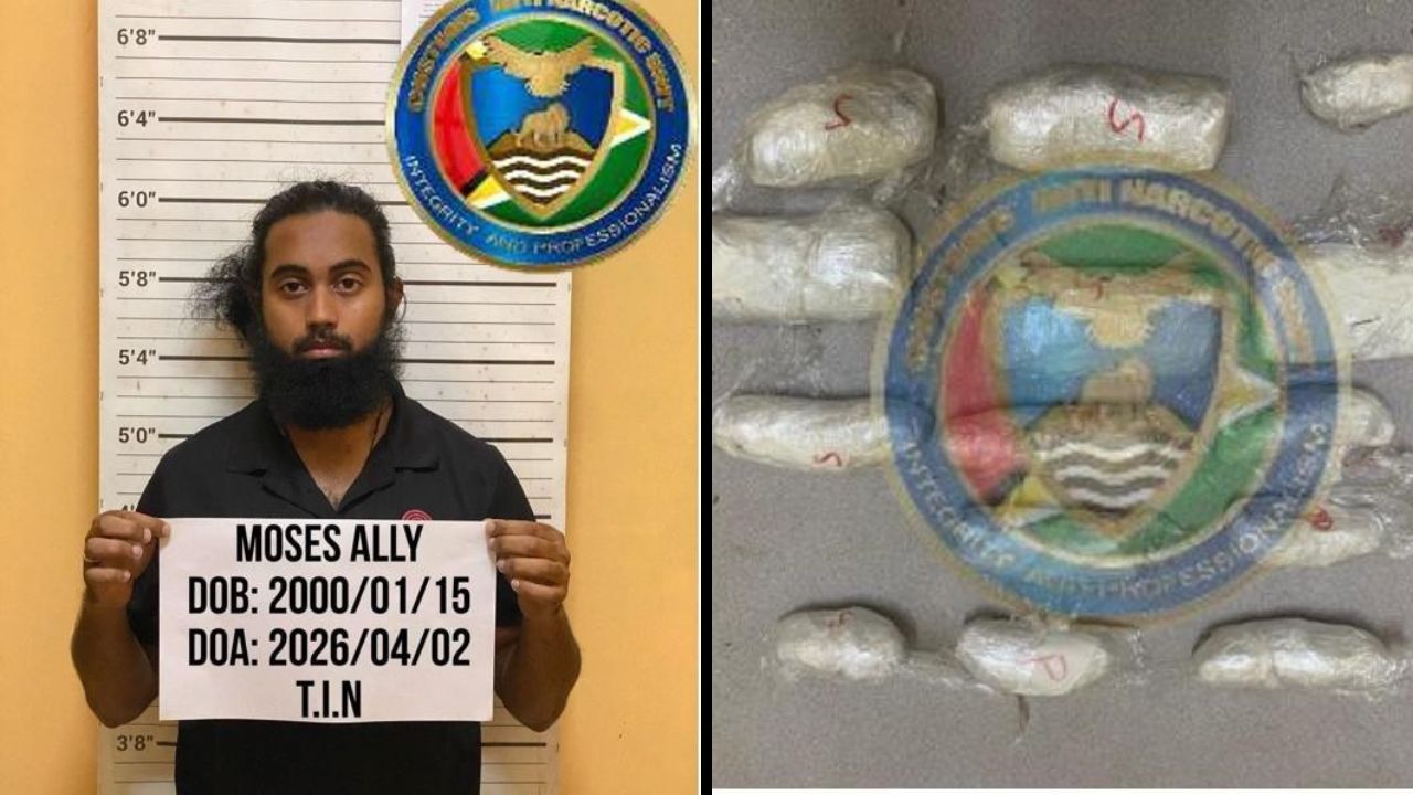 Man arrested at Ogle Airport with over 2 pounds of ganja