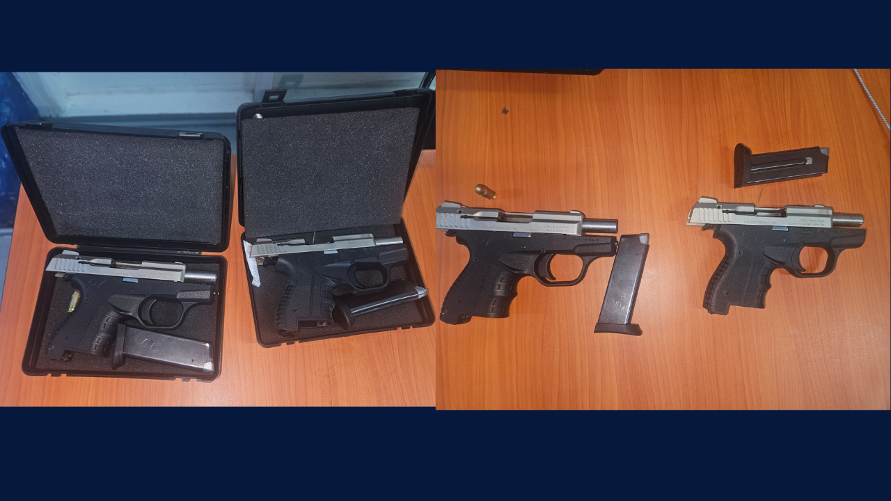 Cross border angle probed after two arrested with 9mm pistols, ammo at Dukestown