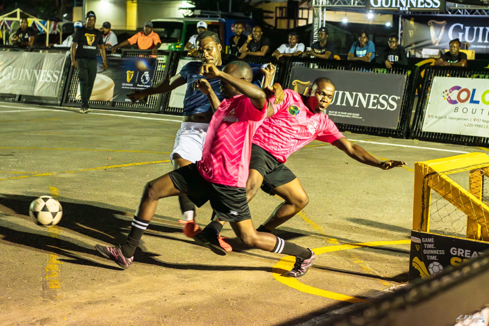 Bent Street B, Laing Avenue progress in Guinness Street Football