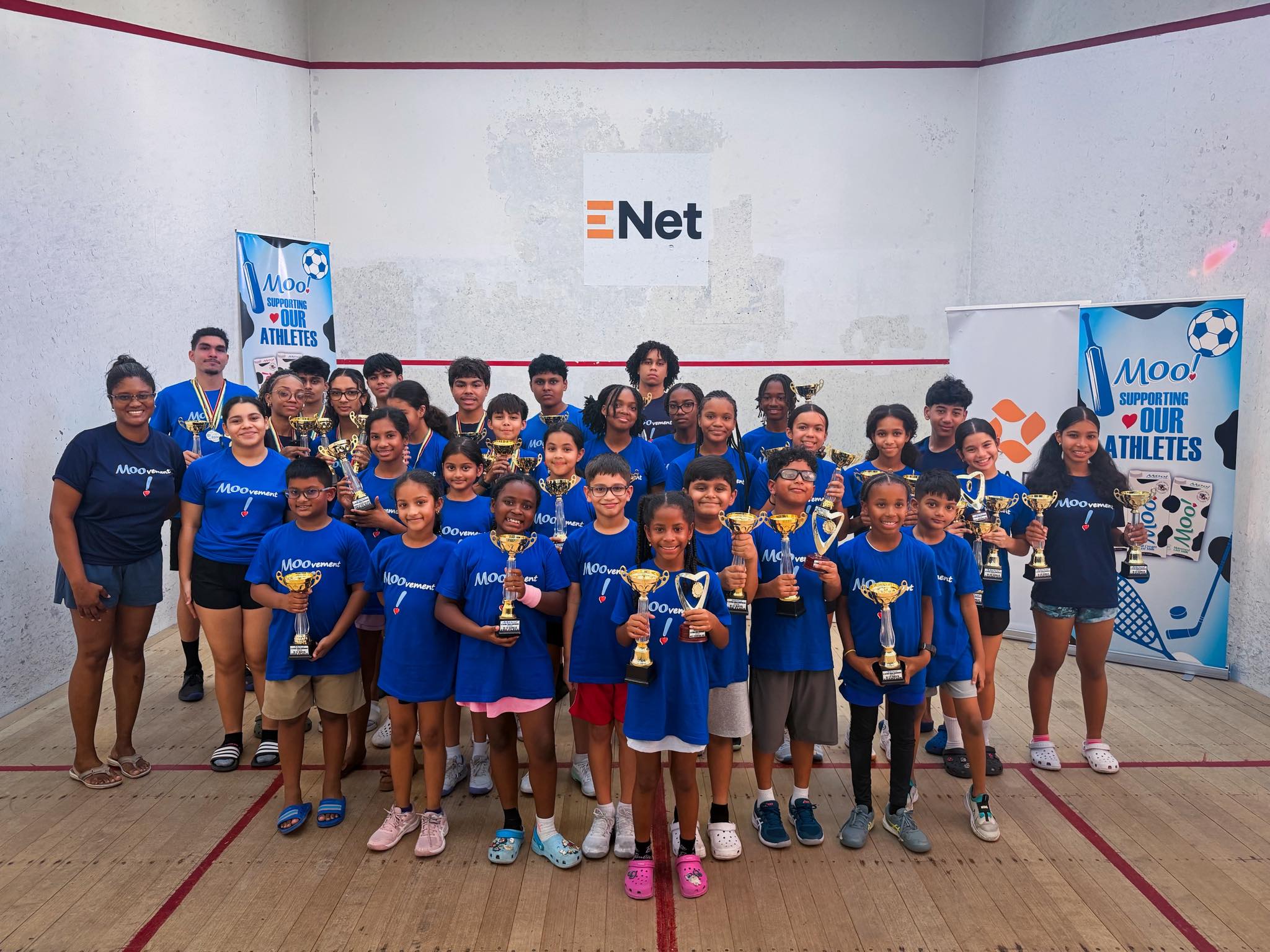 Ethan Bulkan, Emily Fung-A-Fat and Louis DaSilva standout at Junior Squash Nationals