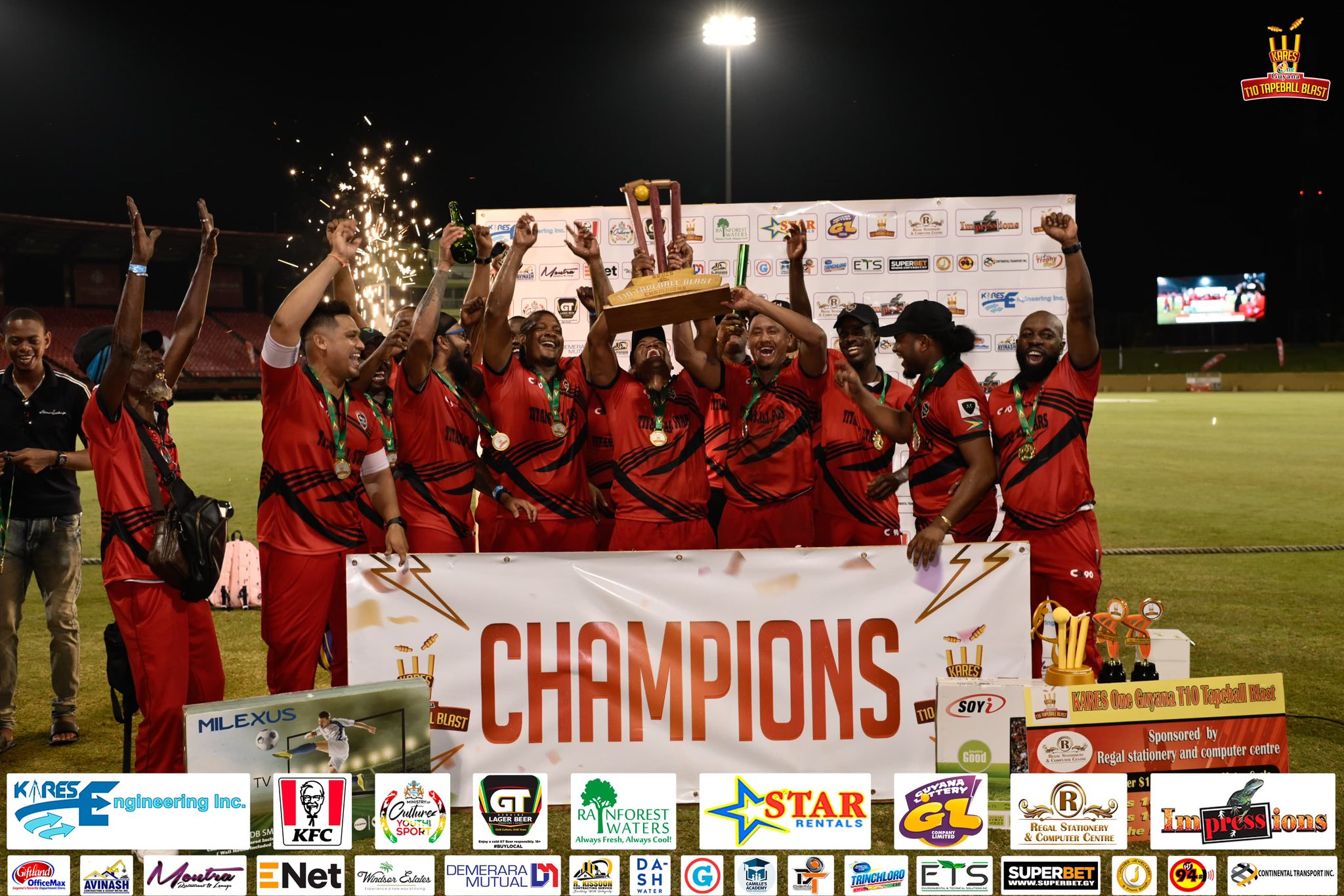One Guyana T10 Tapeball Blast cash prize pool swells to over $8 million