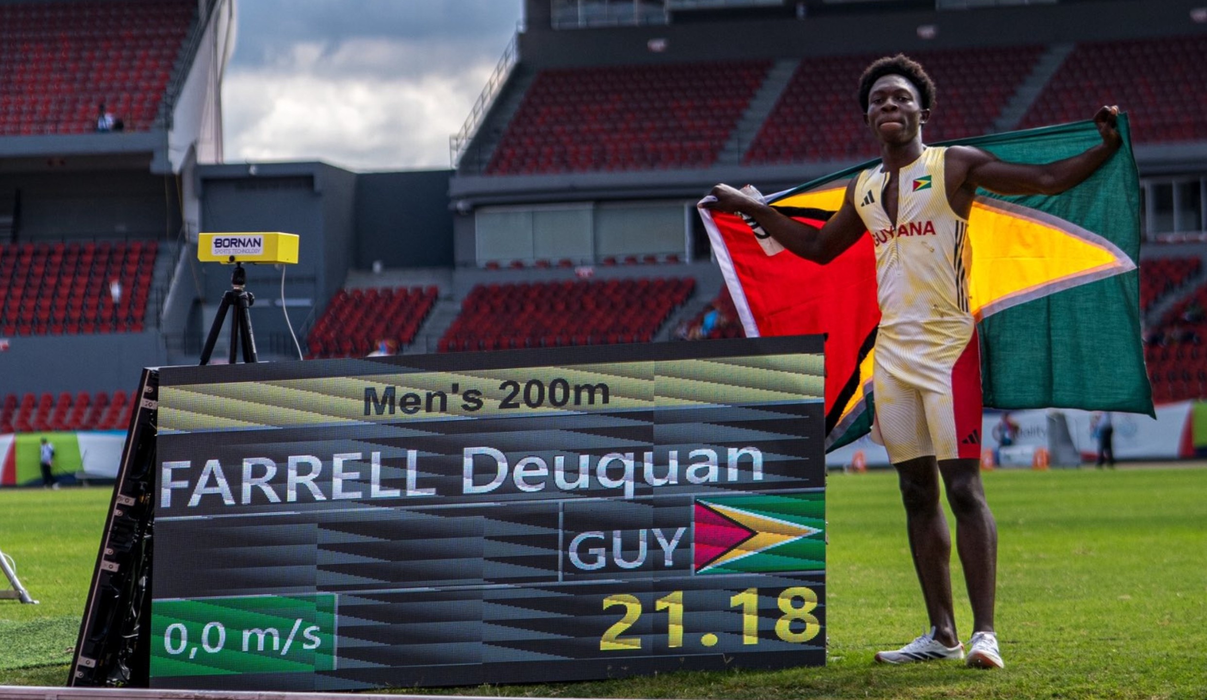 South American Youth Games: Deuquan Farrell shatters 200m record as Guyana ends with seven medals