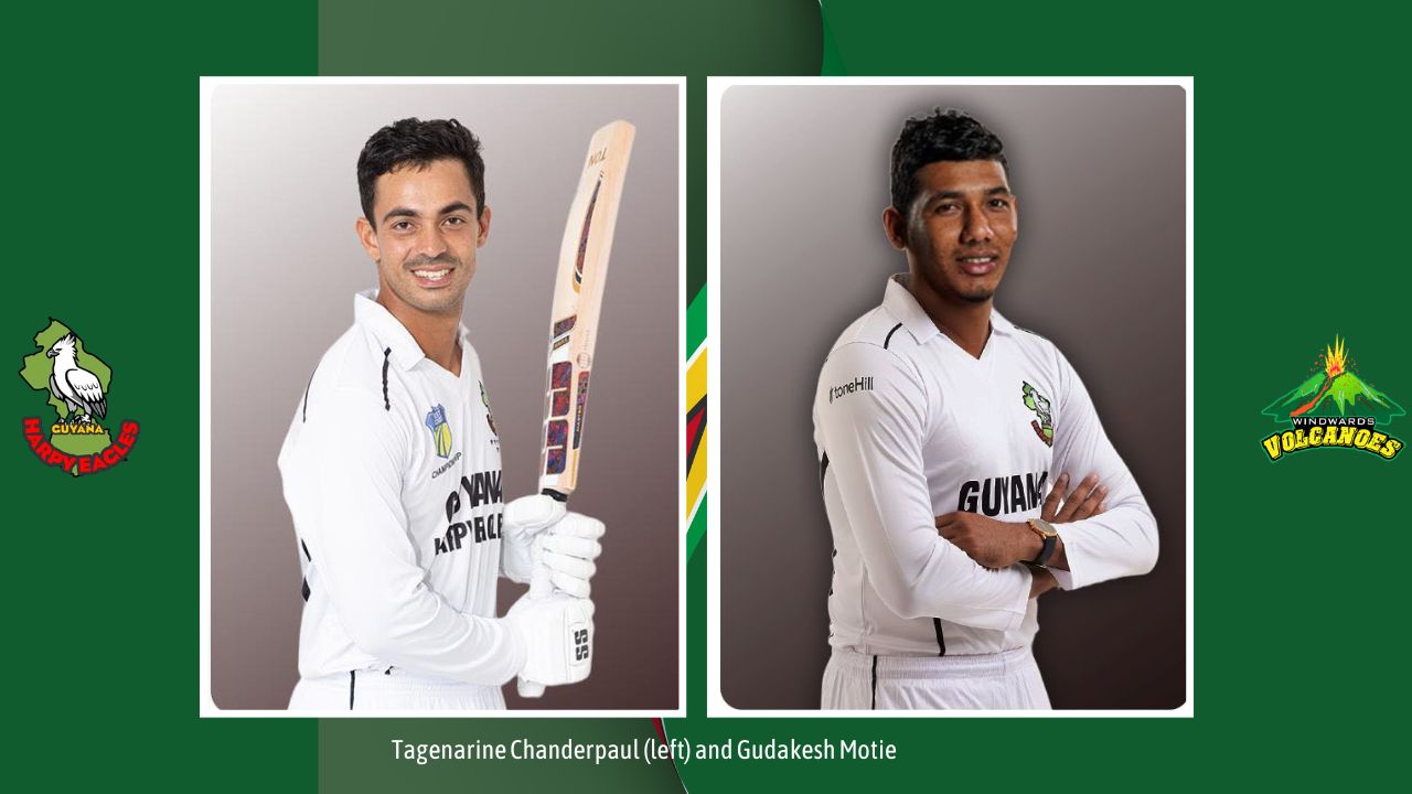 Four-Day: Harpy Eagles set Volcanoes 319 after Chanderpaul’s marathon hundred