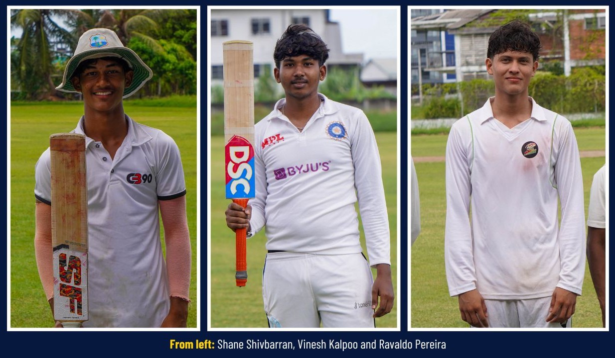 Shivbarran, Pereira and Kalpoo lead victory charge in GCA U-17 competition
