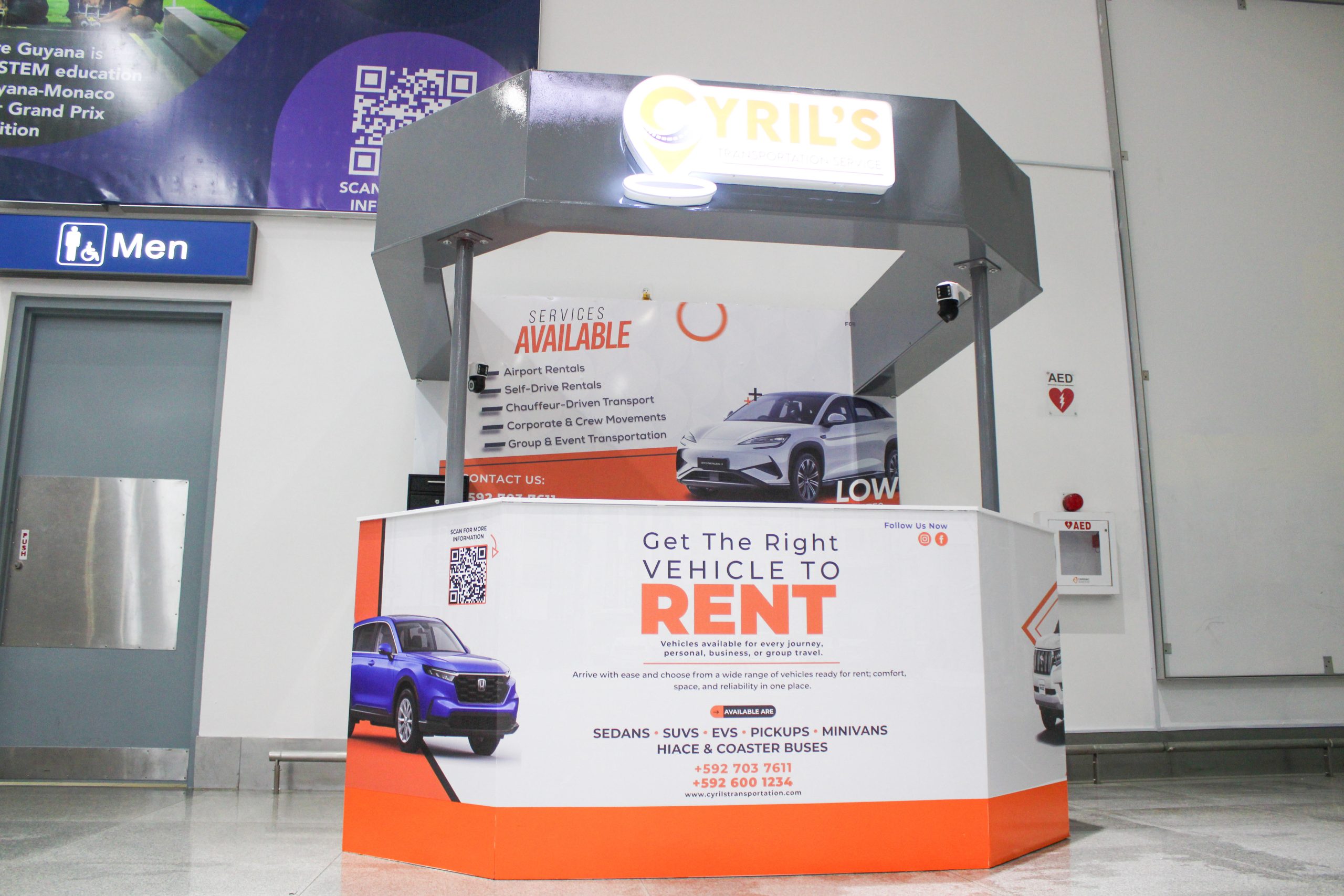 Cyril’s Transportation Service Expands Vehicle Rentals and Airport Services with New Rental Kiosk at CJIA
