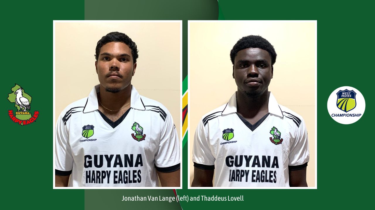 Four-Day: Van Lange, Lovell replace Thorne, Joseph in Harpy Eagles squad