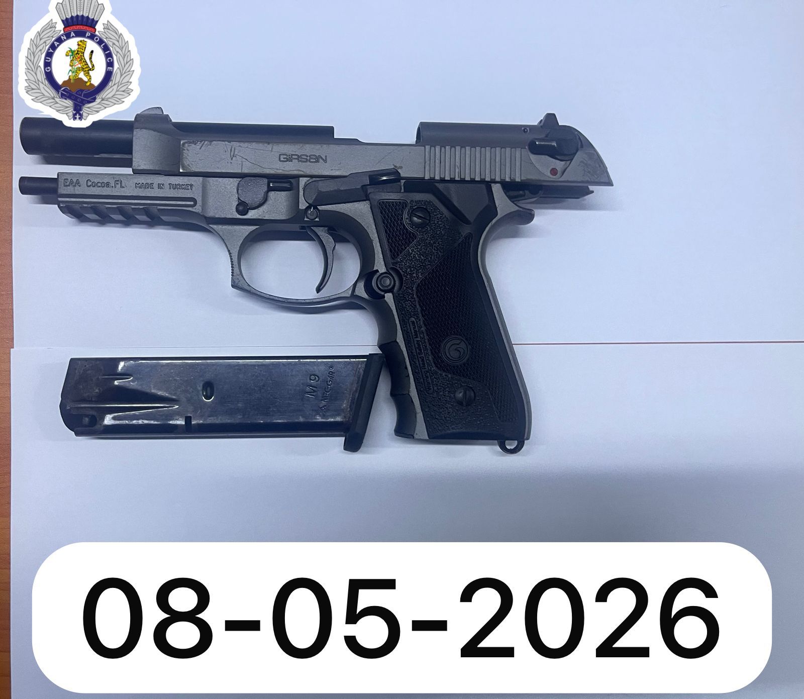 Motorcyclist escapes police after dropping unlicensed firearm