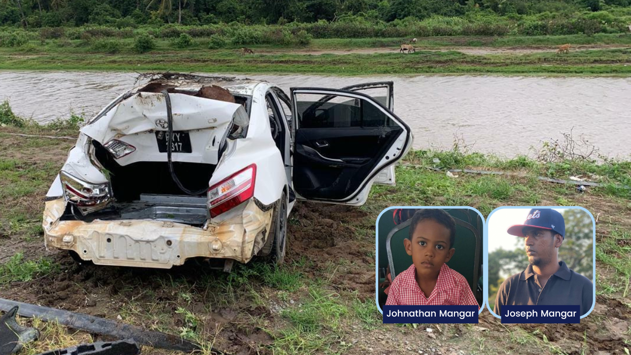 Family in mourning as father, son die in Corentyne car accident