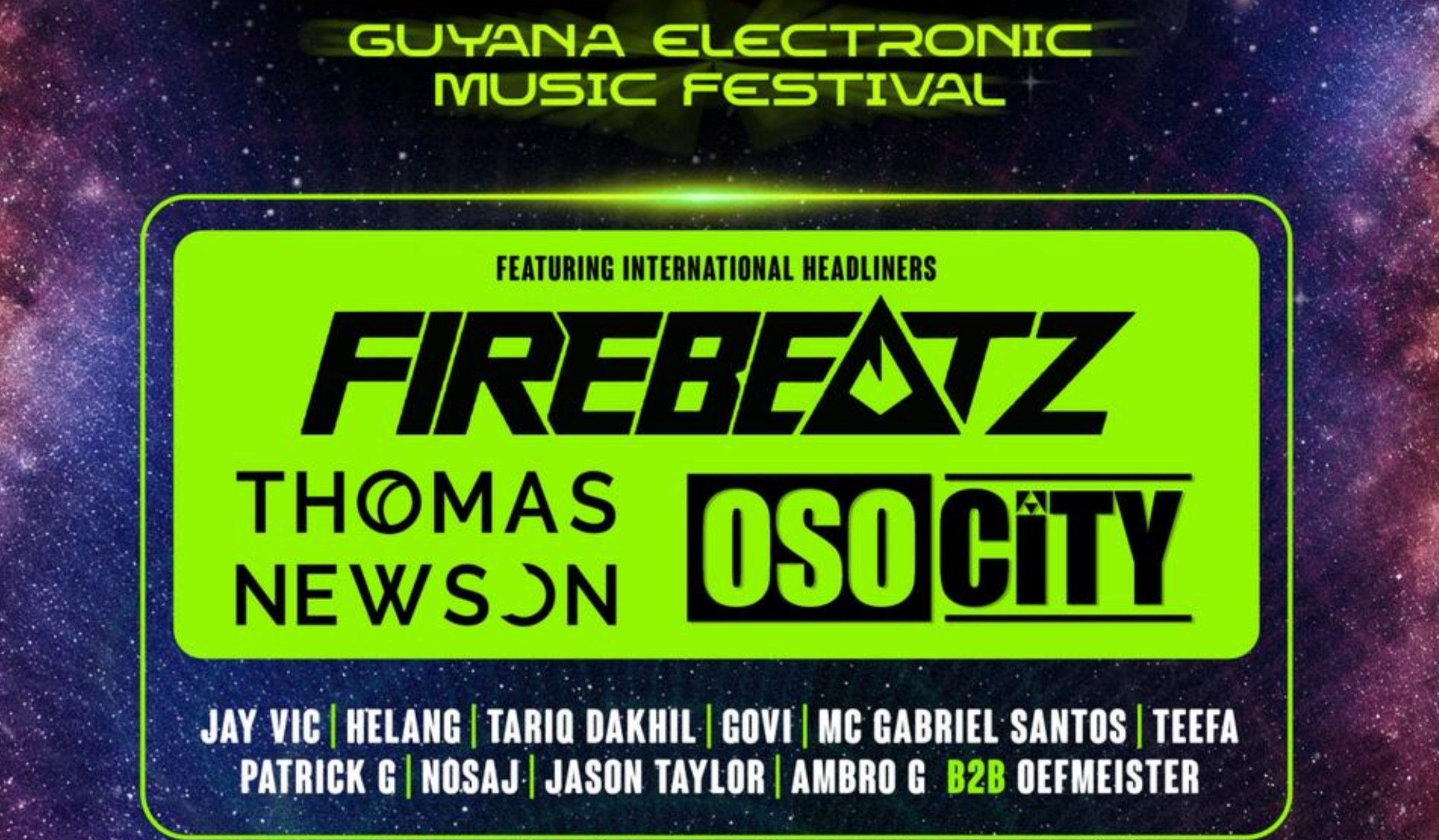 Firebeatz, Thomas Newson and Oso City set to ignite Electronic Music Festival on May 30