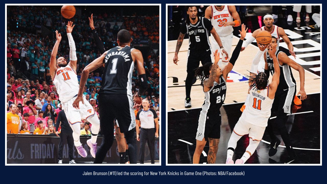 Knicks lead NBA Finals after late run beats Spurs