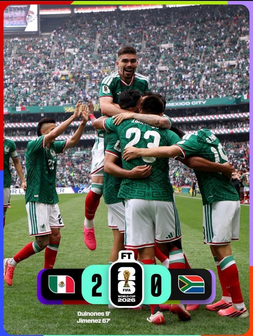 Match inaugural du Mondial 2026 : le Mexique s’impose face à l’Afrique du Sud et empoche les trois points