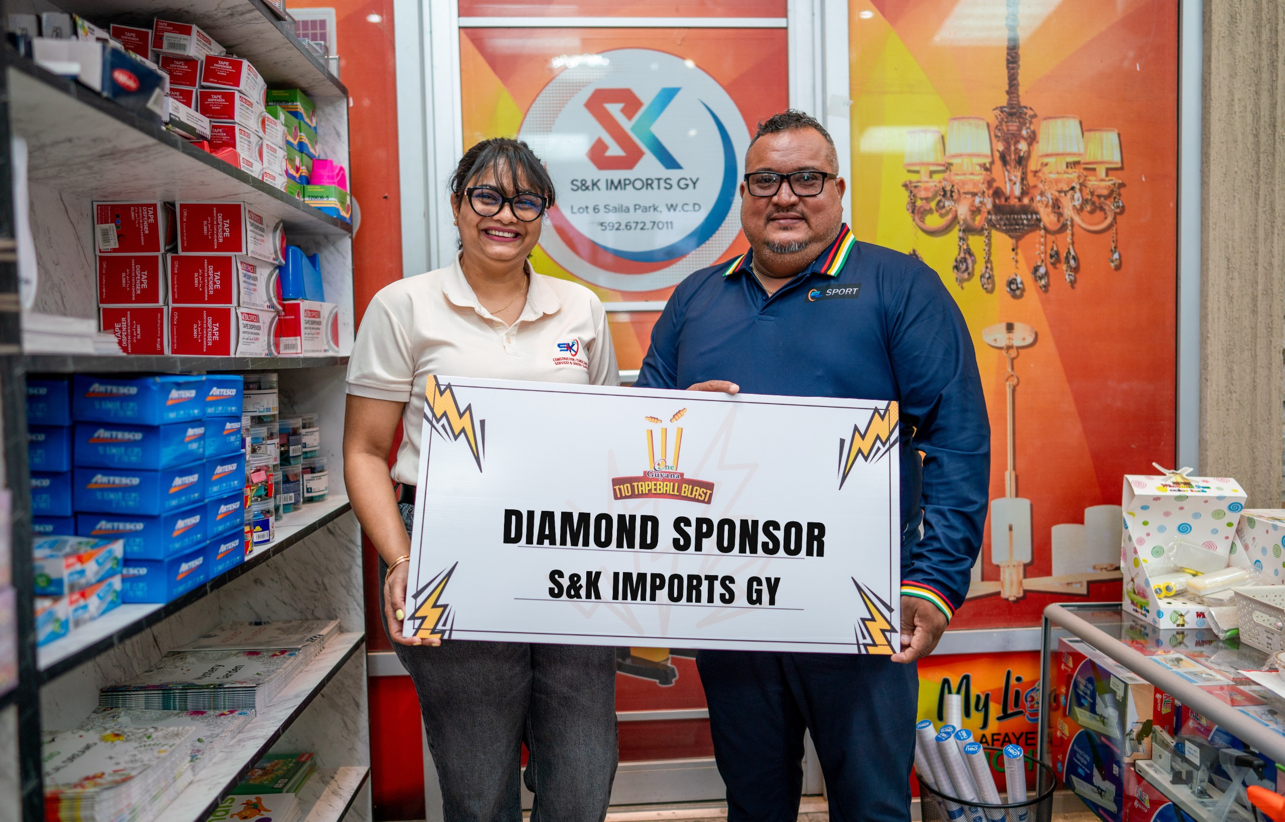 S&K Imports GY aligns with One Guyana T10 Tapeball Blast